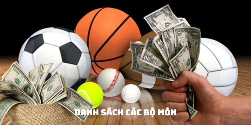 Danh sách các bộ môn